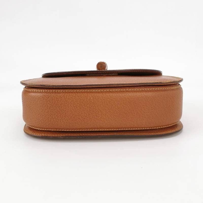 Brown Gucci Bamboo 1947 Top Handle Bag Leather Small Camel with Strap For Sale