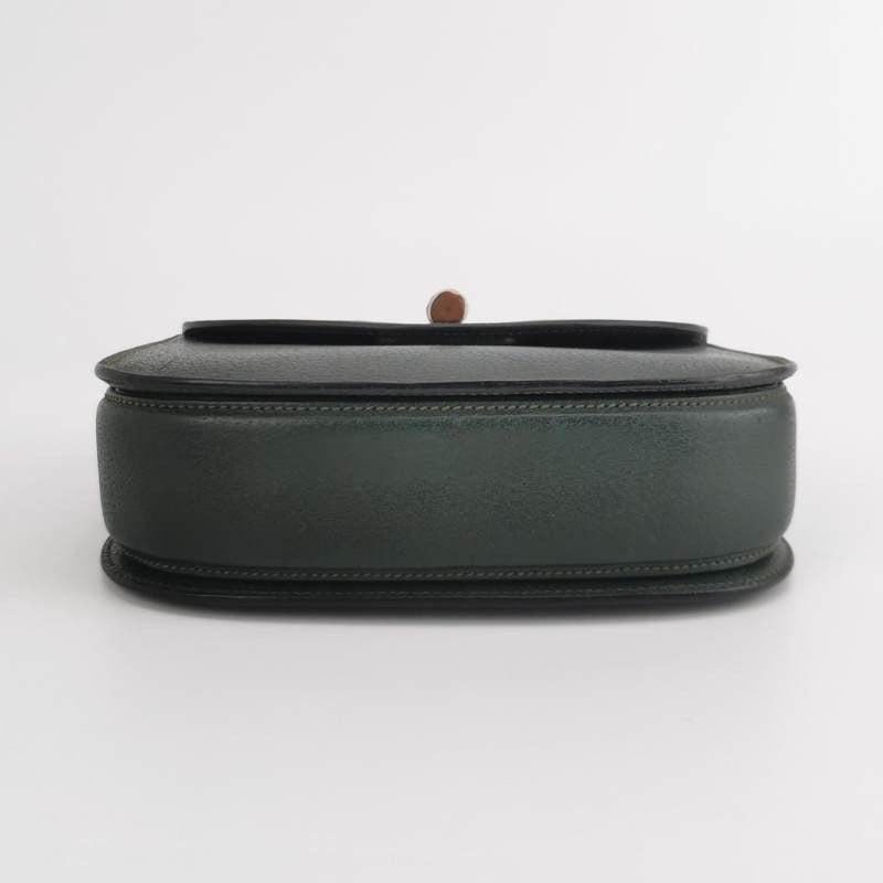 Women's Gucci Bamboo 1947 Top Handle Bag Leather Small Dark Green