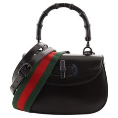 Gucci Bamboo 1947 Top Handle Bag Leather Small