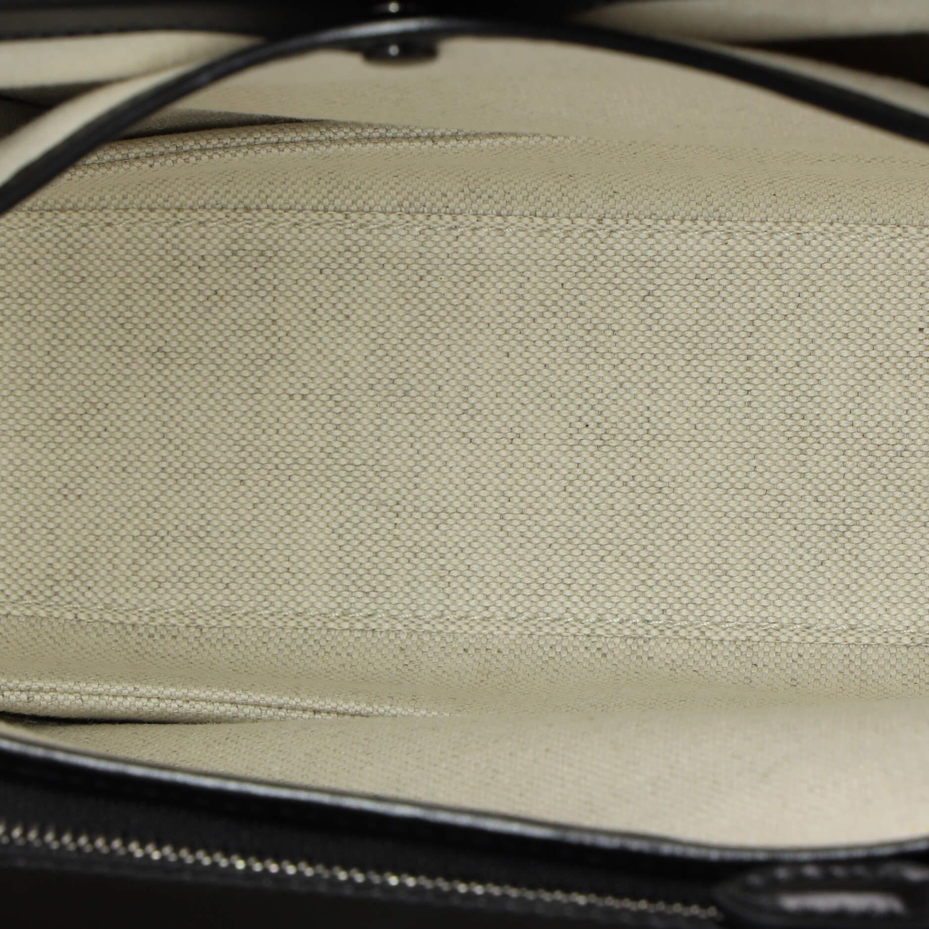 Gucci Bamboo 1947 Top Handle Bag Limited Edition Geometric Print Leather Medium 2