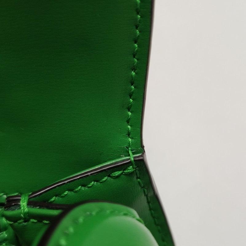 Gucci Bamboo 1947 Top Handle Bag Small Green Box Leather 10