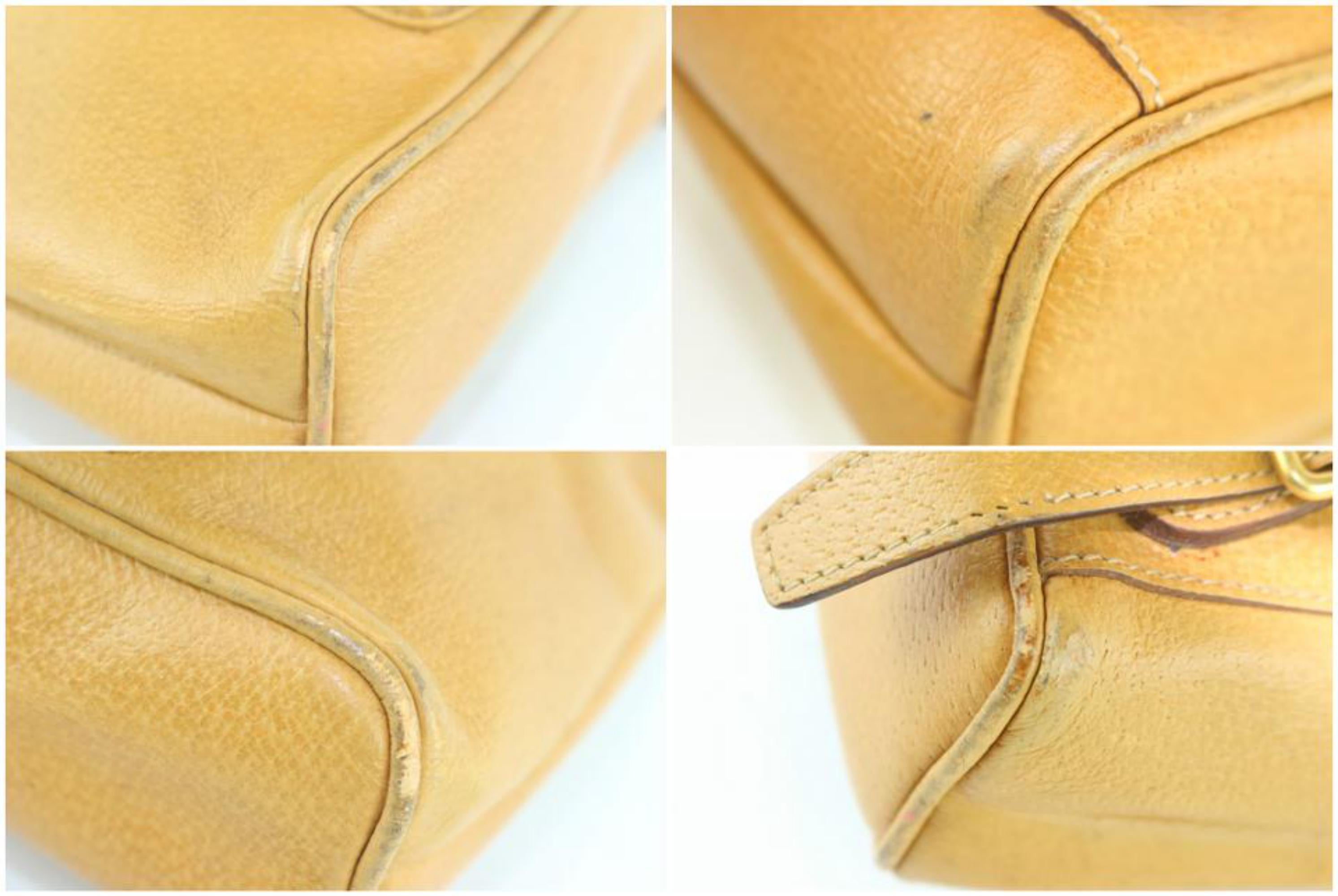 Gucci Bamboo 6gz1129 Tan Leather Backpack For Sale 7