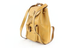 Gucci Bamboo 6gz1129 Tan Leather Backpack