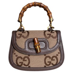 Gucci Bambus-Tasche mini GG Supreme