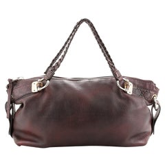 Gucci Bamboo Bar Shoulder Bag Leather Medium