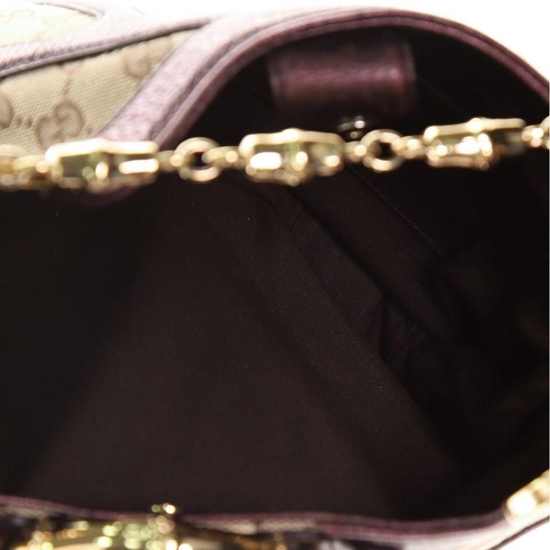 Women's or Men's Gucci Bamboo Chain Shoulder Bag GG Canvas