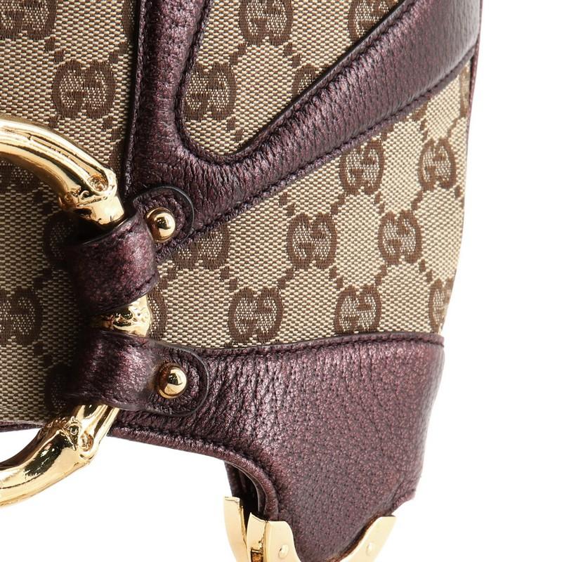 Gucci Bamboo Chain Shoulder Bag GG Canvas 3