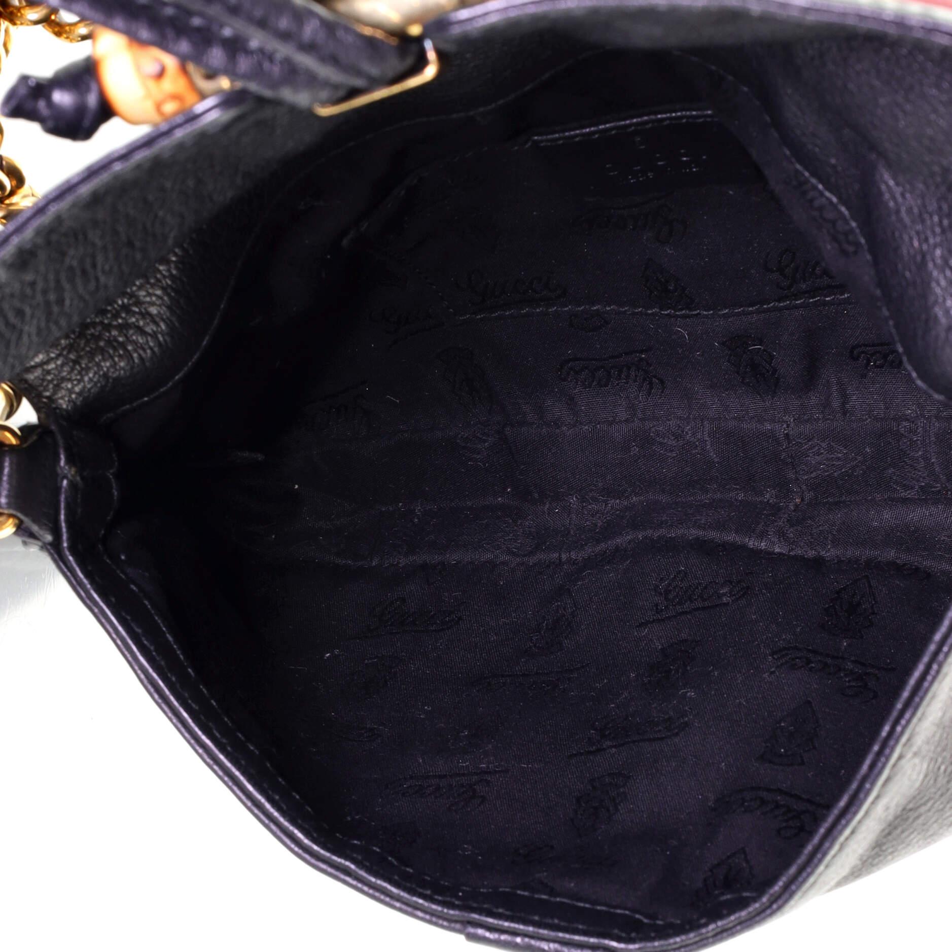 Gucci Bamboo Croisette Abendtasche aus Leder 1