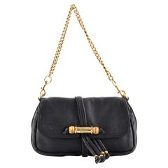 Gucci Bamboo Croisette Abendtasche aus Leder
