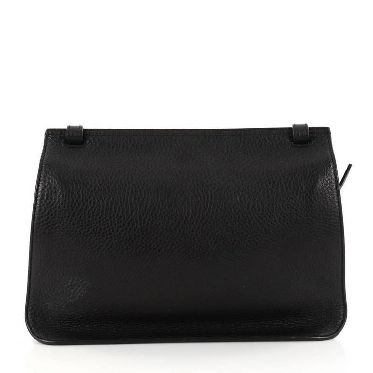 Gucci Bamboo Daily Flap Bag Leather at 1stDibs