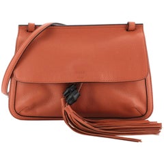Gucci Bamboo Daily Flap Bag Leather