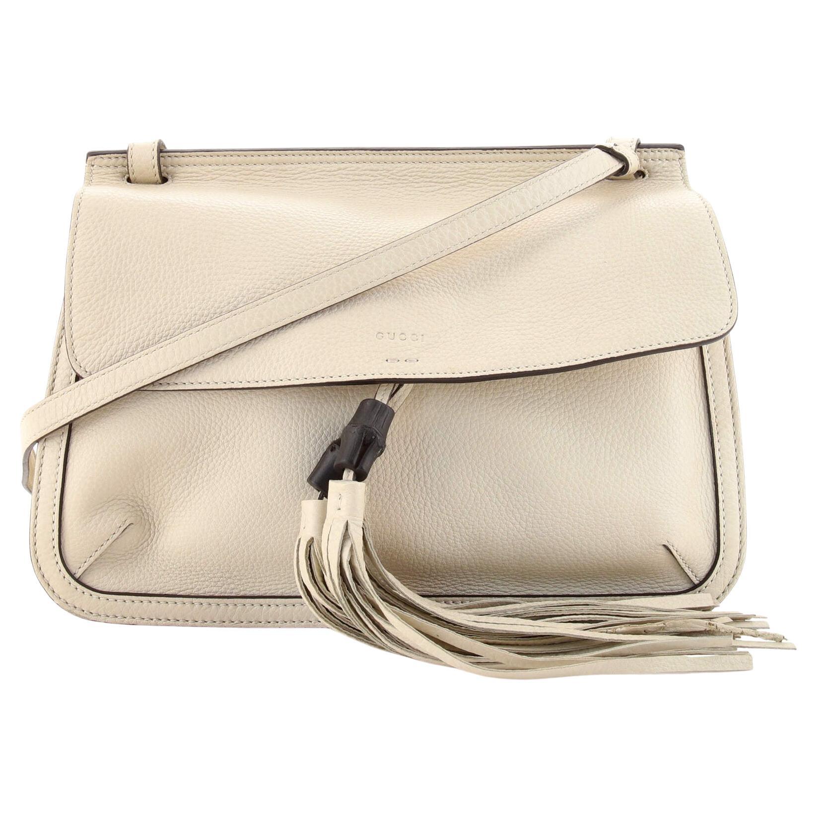 Gucci Bamboo Daily Flap Bag Leather
