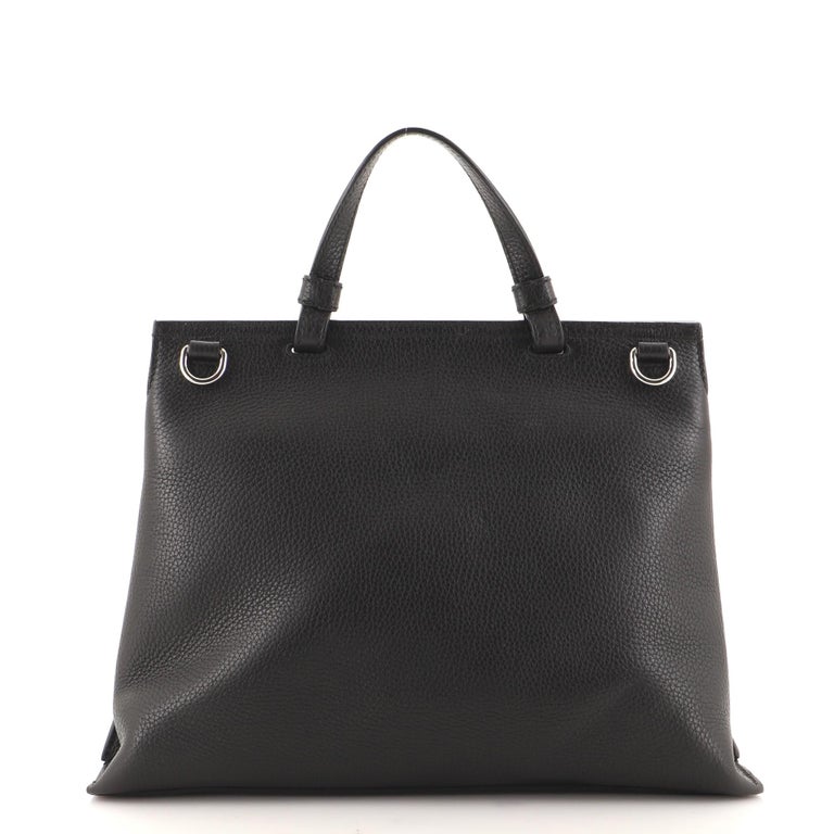 Gucci Bamboo Daily Top Handle Bag Leather Medium at 1stDibs