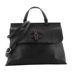 Gucci Bamboo Daily Top Handle Bag Cuir Medium