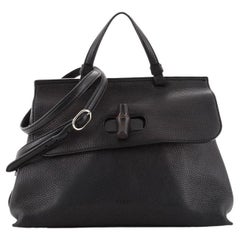 Gucci Bamboo Daily Top Handle Bag Leather Medium