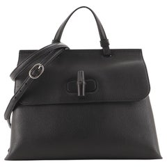 Gucci Bamboo Daily Top Handle Bag Leather Medium