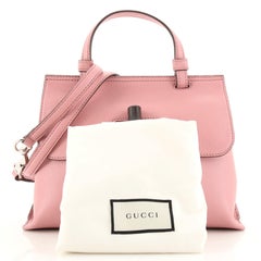 Gucci Bamboo Daily Top Handle Bag Leather Small