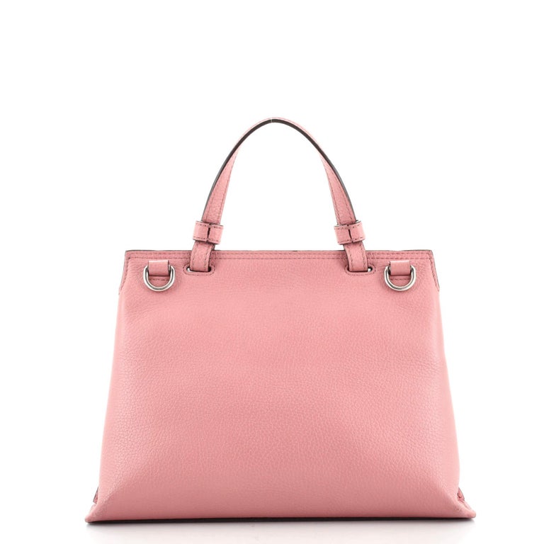 Gucci Bamboo Daily Top Handle Bag Leather Small at 1stDibs