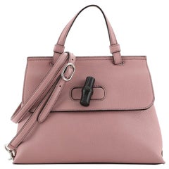 Gucci Bamboo Daily Top Handle Bag Leather Small