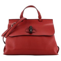Gucci Bamboo Daily Top Handle Bag Leather Small