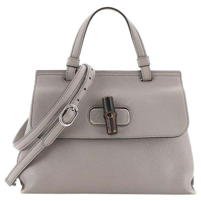 Gucci Bamboo Daily Top Handle Bag Leather Small at 1stDibs