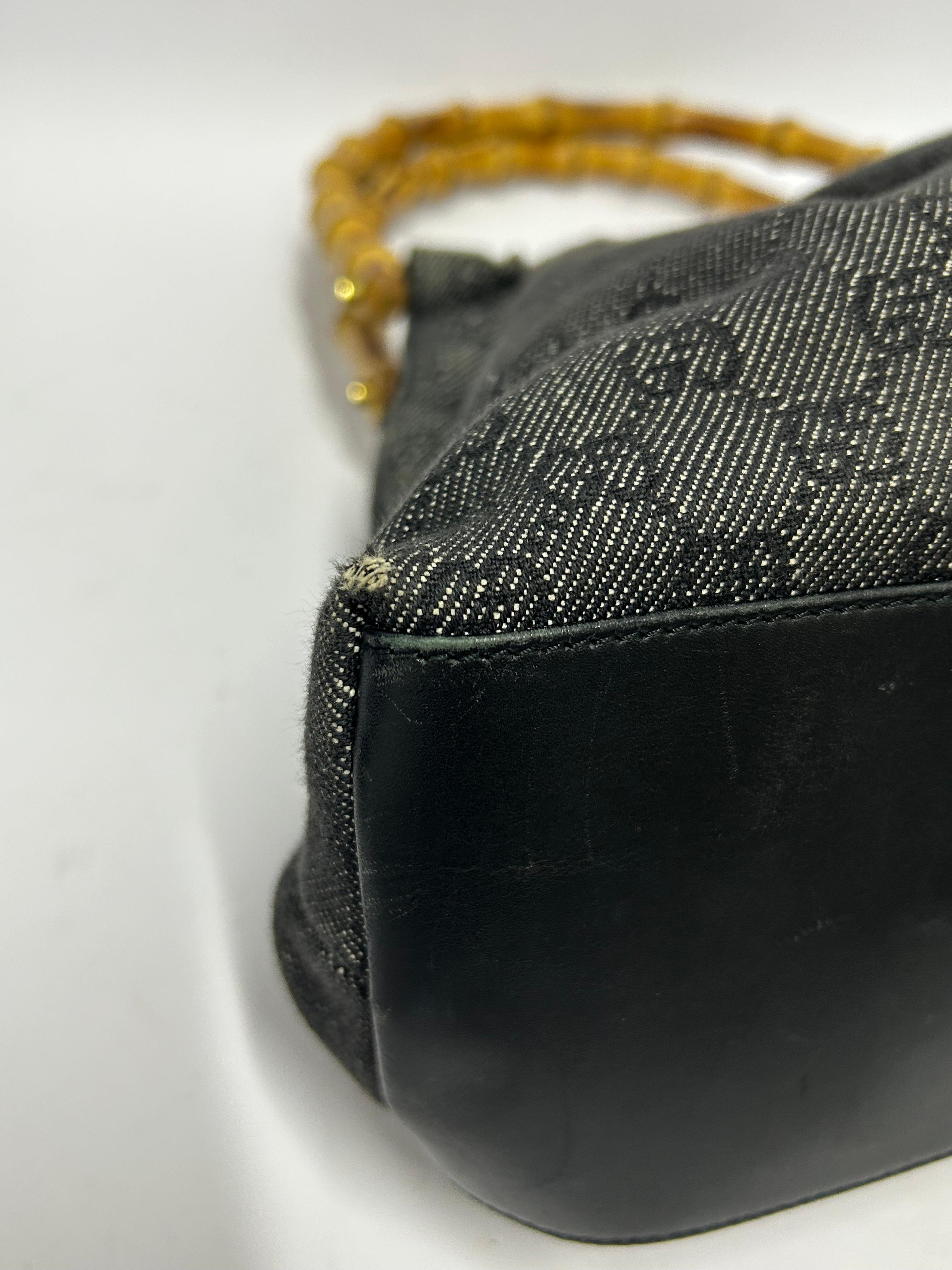 Gucci Bamboo Denim Bag 7
