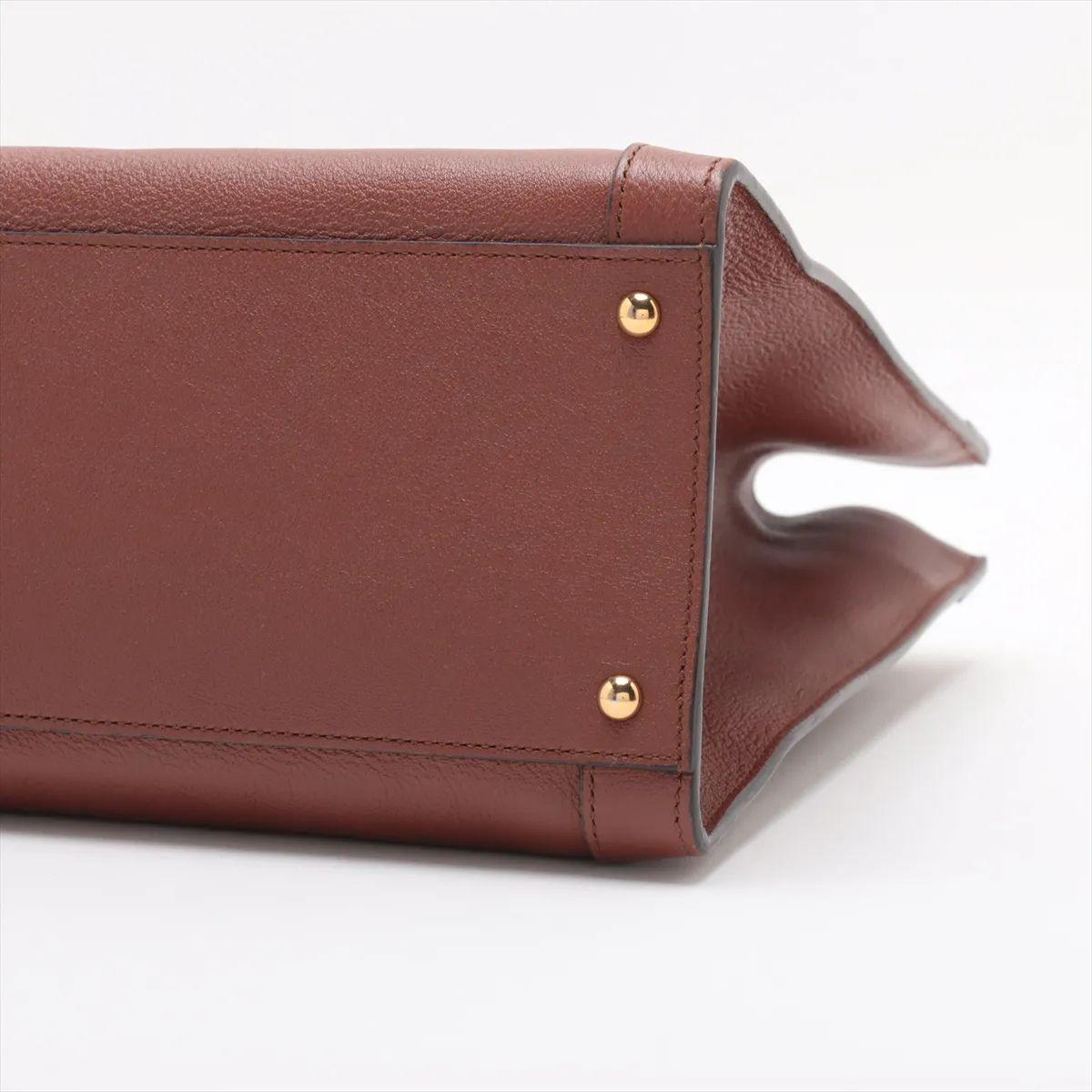 Gucci - Sac à main en cuir Bamboo Diana - Marron Pour femmes en vente