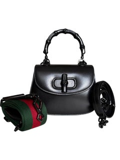Gucci Bamboo full black bag
