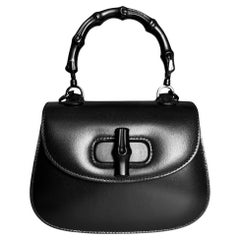 Gucci Bamboo full black bag