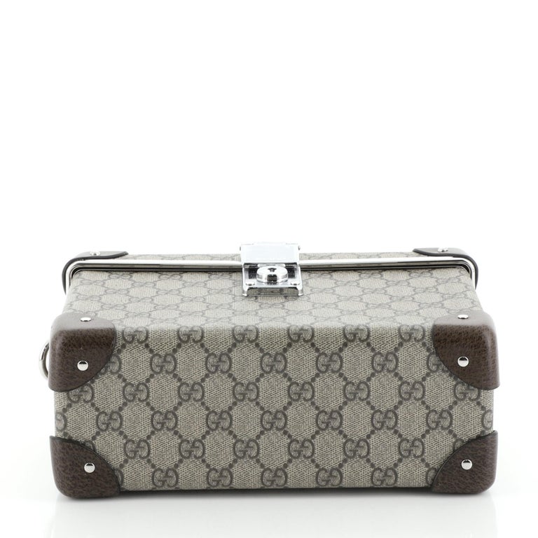 Gucci Bamboo GlobeTrotter Vanity Case GG Coated Canvas at 1stDibs