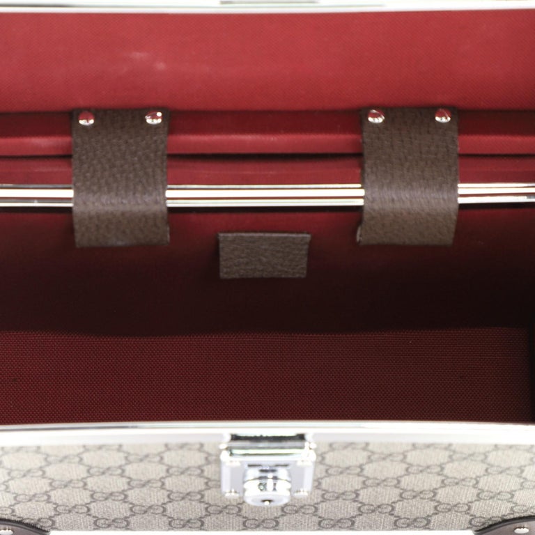 Gucci Bamboo GlobeTrotter Vanity Case GG Coated Canvas at 1stDibs