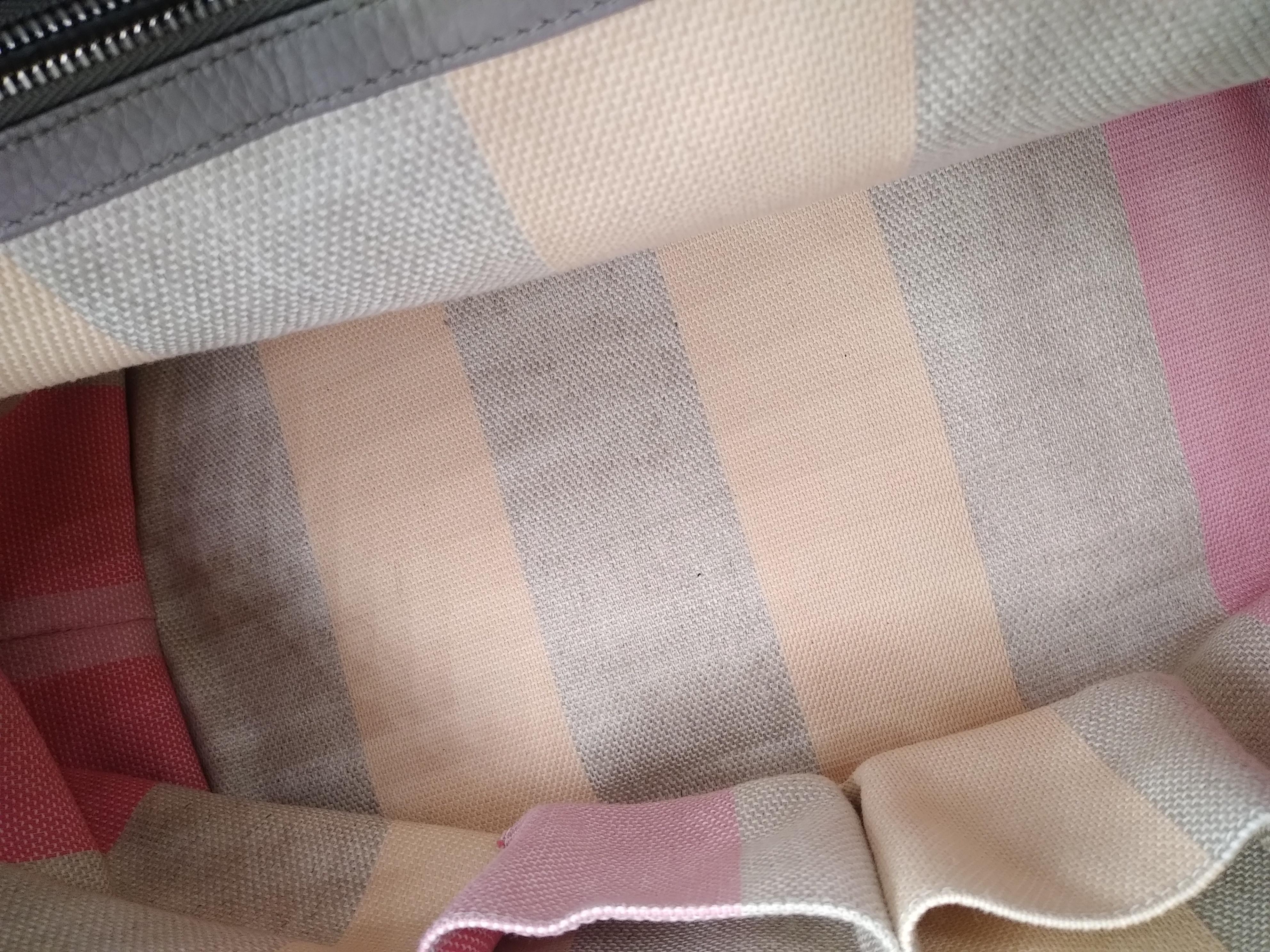 Gucci Bamboo Gray Daily Top Handle Umhängetasche Groß 10