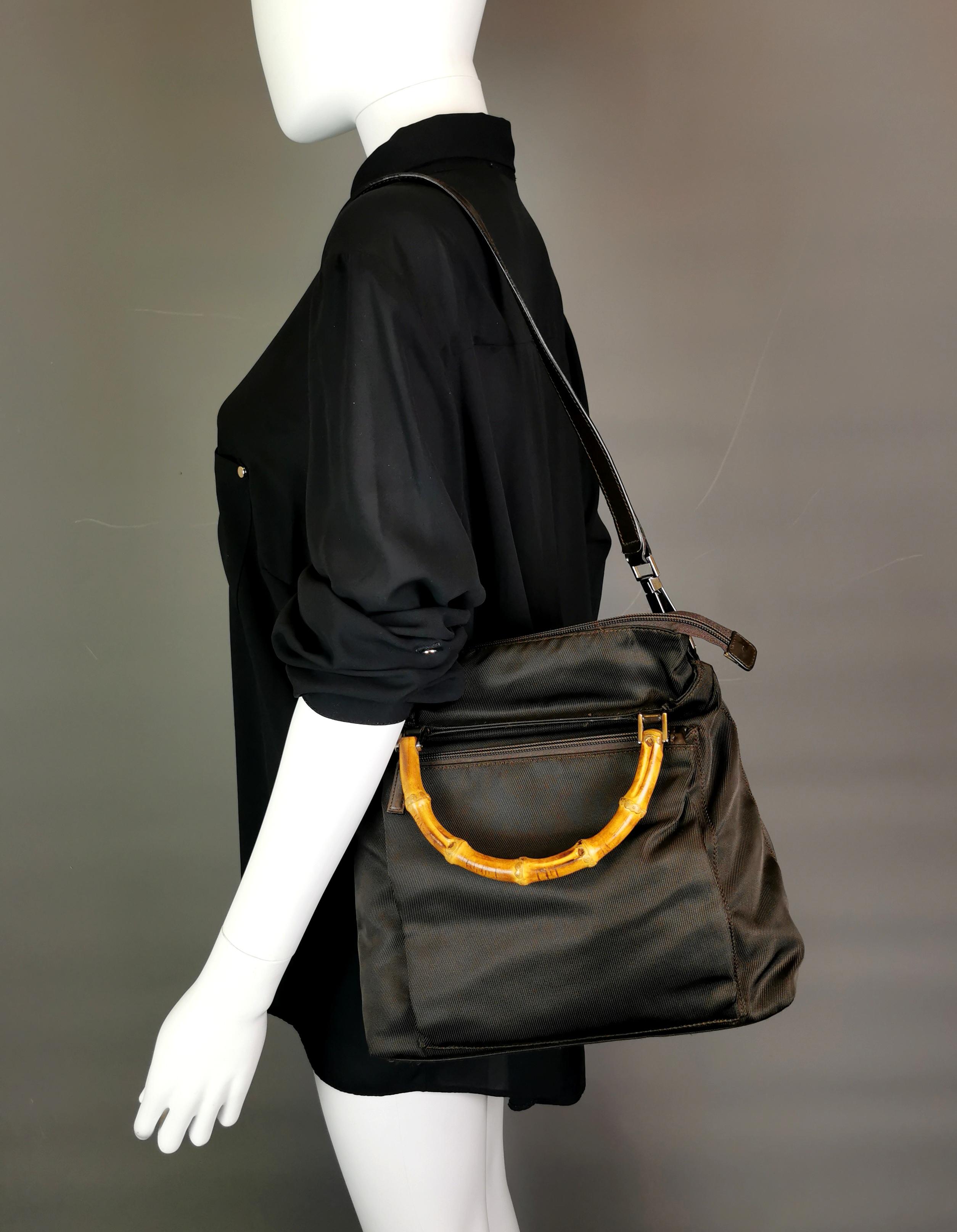 Gucci Bamboo handle tote bag, two way  1