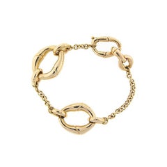 Gucci Bamboo Link Bracelet 18K Yellow Gold