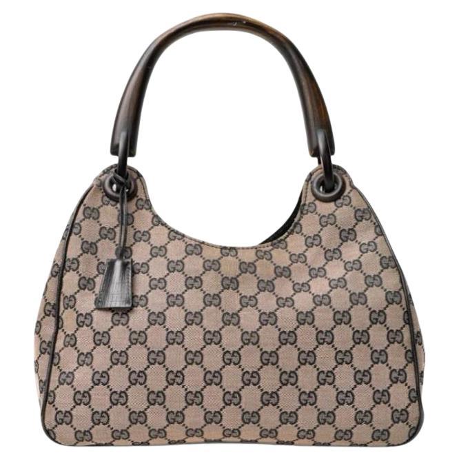 Gucci Bamboo Peggy Medium GG Supreme Blu