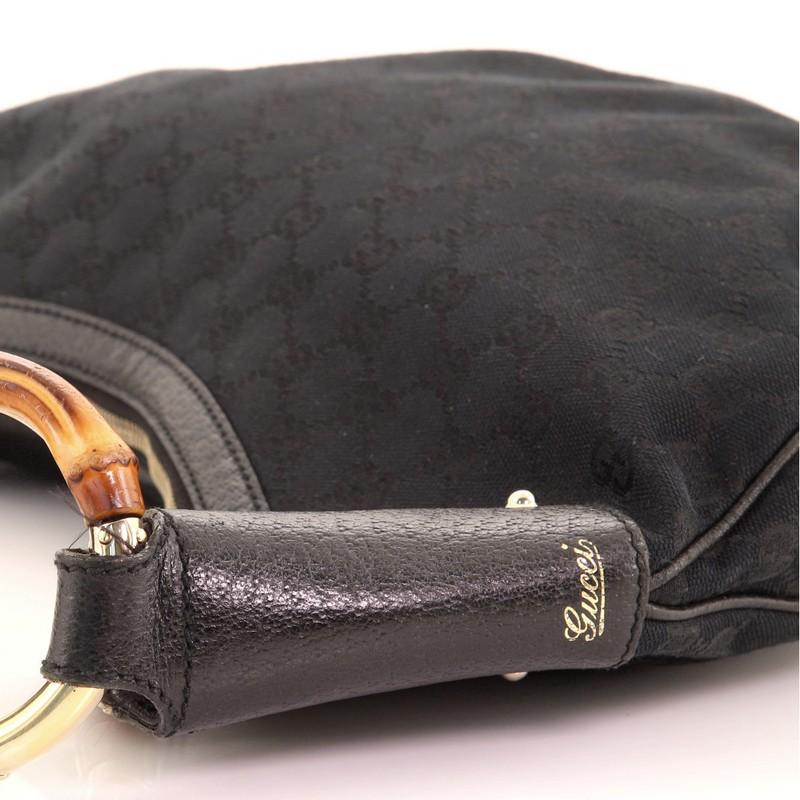 Gucci Bamboo Ring Halbmond Hobo GG Canvas Medium 2