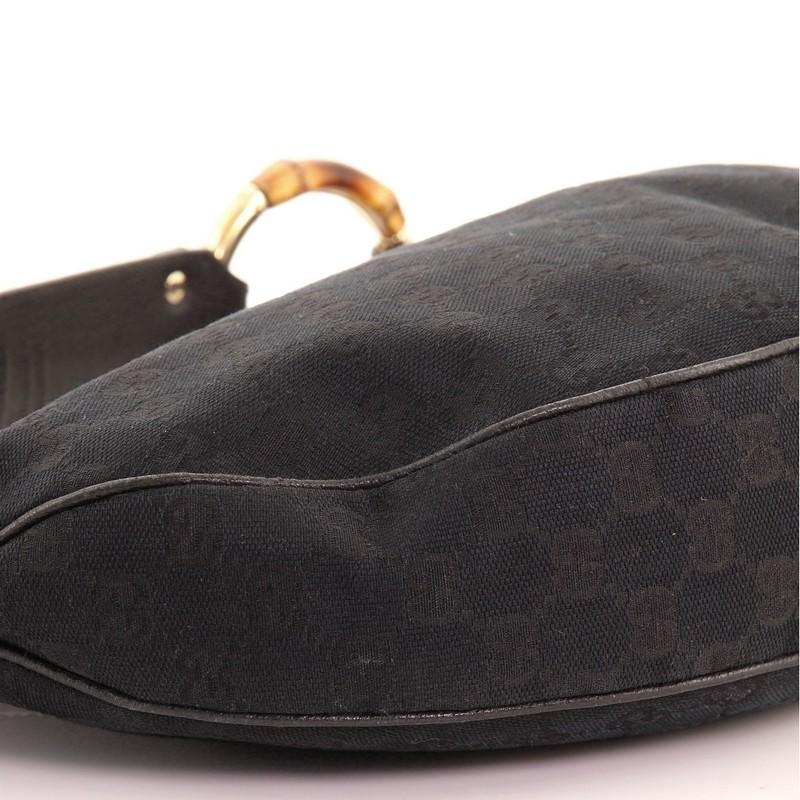 Gucci Bamboo Ring Halbmond Hobo GG Canvas Medium 3