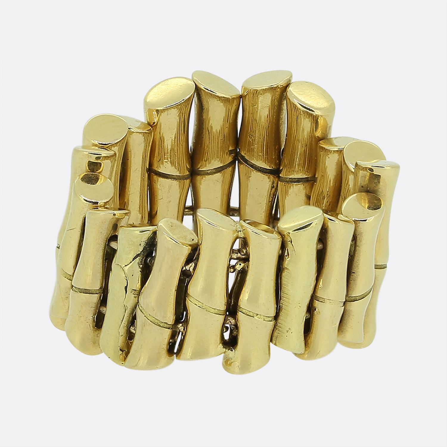 Women's or Men's Gucci Bamboo Ring Size M (53)