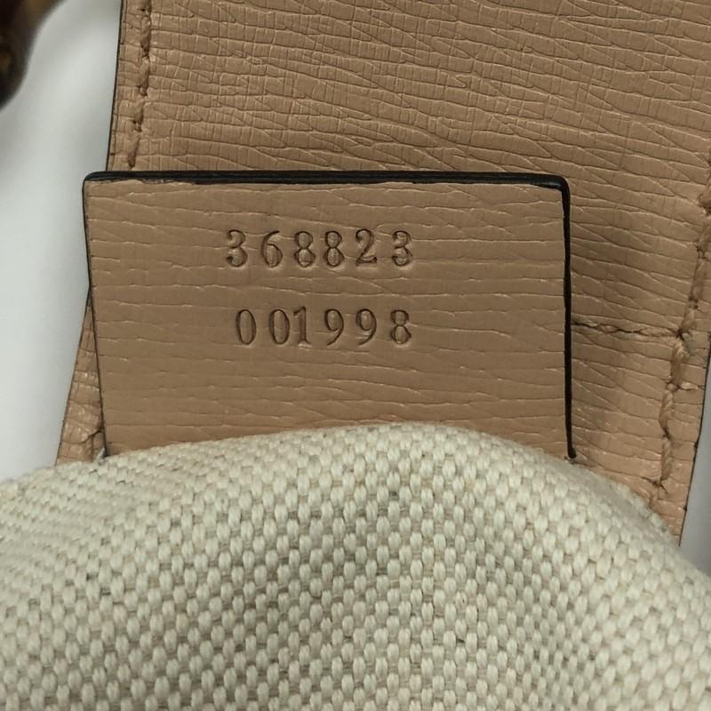 Gucci Bamboo Shopper Tote Blooms Print Leather Mini 1