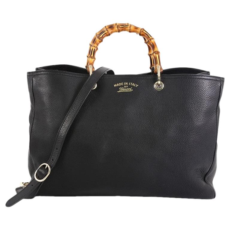 Gucci Bamboo Shopper Tote Leather Large
