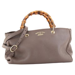 Gucci Bamboo Shopper Tragetasche aus Leder Medium