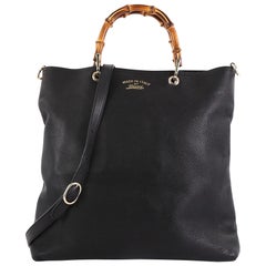 Gucci Bamboo Shopper Tote Leather Tall