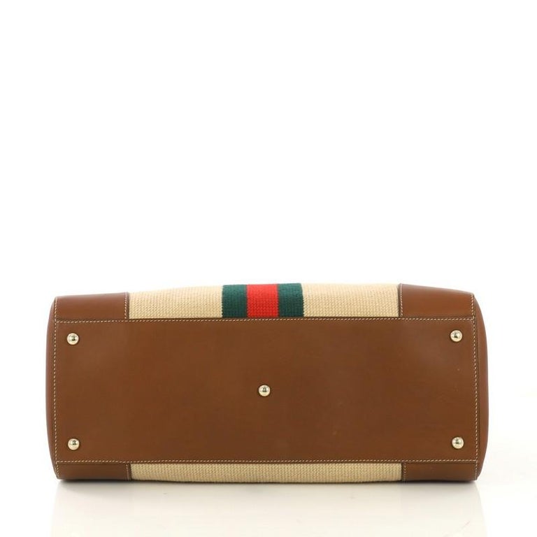 Gucci Bamboo Shopper Tote Needle Point Textile Large at 1stDibs gucci