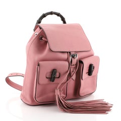 Gucci Bamboo Tassel Backpack Leather Medium