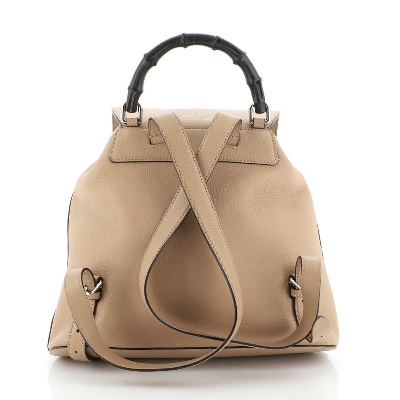 Women's or Men's Gucci Bamboo Tassel Backpack Leather Medium