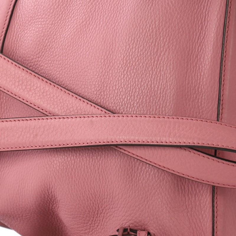 Women's Gucci Bamboo Tassel Backpack Leather Medium