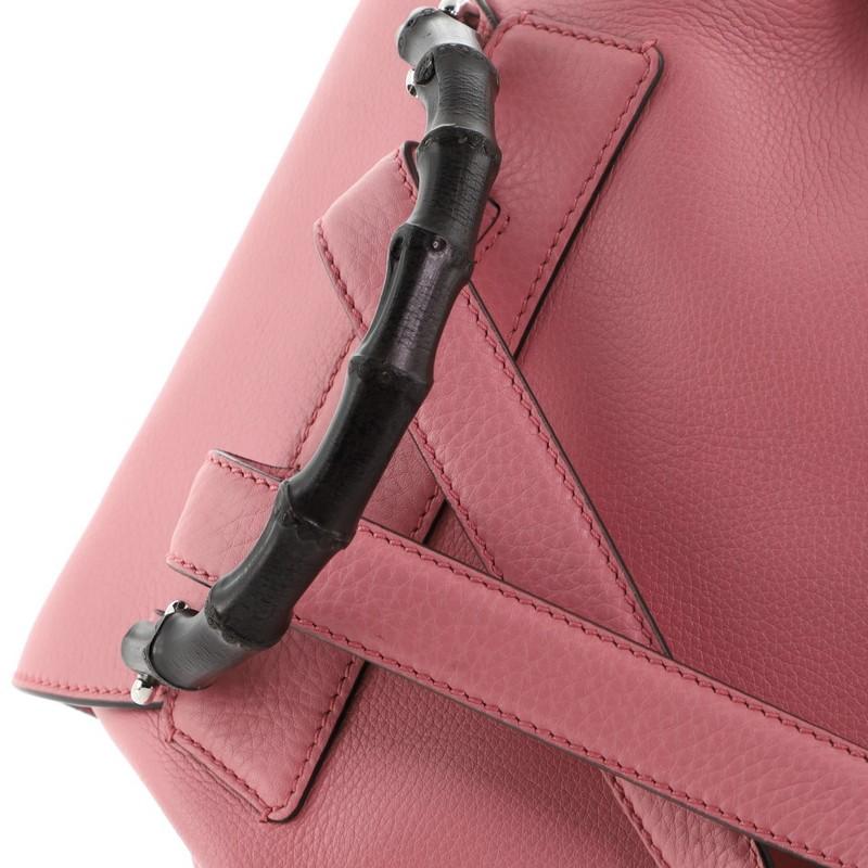 Women's or Men's Gucci Bamboo Tassel Backpack Leather Medium