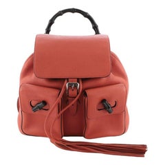 Gucci Bamboo Tassel Backpack Leather Medium