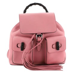 Gucci Bamboo Tassel Backpack Leather Medium