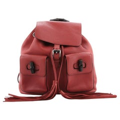 Gucci Bamboo Tassel Backpack Leather Medium